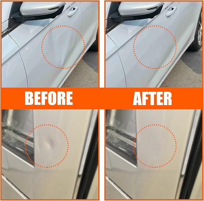 Dent Puller,7 Pack Car Dent Puller Kit,Car Dent Remover Tool for Car,Paintless Dent Removal Kit,Hail Dent Removal Kit,Dent Puller Suction Cup for Dent Remover,Glass,Screen,Moving (Large