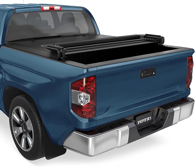 Perfit Liner Soft Quad-Fold Truck Bed Tonneau Cover for 2000-2006 Toyota Tundra 6.5 FT (79") Fleetside (Not for Stepside) Bed