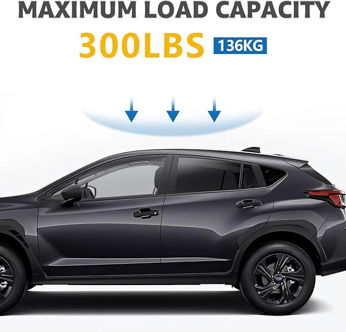 Roof Rack Cross Bars Compatible with Subaru Crosstrek 2024 2025, Adjustable Aluminum Heavy Duty 300 LBS Anti-Theft Lock Cargo Carrier Rooftop Crossbar Accessories for Bike, Basket, Snowboard, Luggage