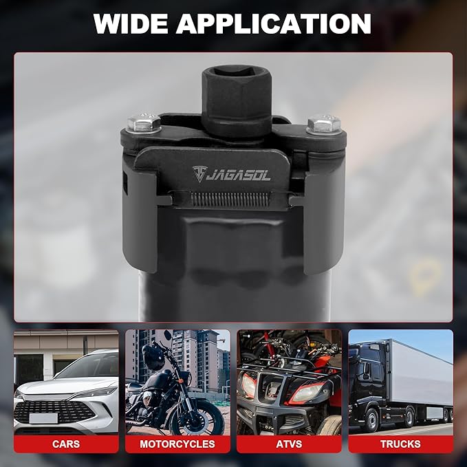 Adjustable Oil Filter Wrench, 60-80 mm (2.36-3.15 inch), Heavy Duty Universal Oil Filter Removal Tool 1/2 inch Drive, Cap Style Oil Filter Tool Perfect Fits