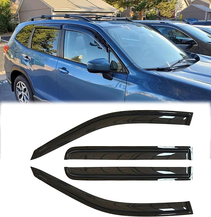 94773 Sunproof Waterproof Side Window Wind Deflector, 4pcs Protective Replacements Rain Guards Set, Window Visor fit for 2016-2020 Buick Envision
