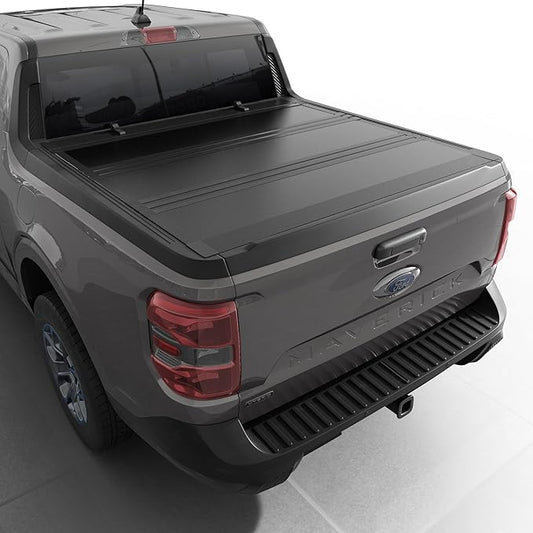 Tutel Low Profile Hard Shell Flip-Up Truck Bed Tonneau Cover|Fits 2022–2026 Ford Maverick 4'6" Bed (54.4") - TTLTMLPFU037