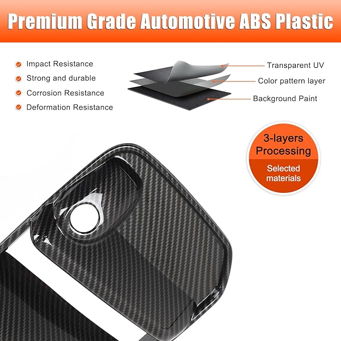 Front Bumper Guards Cover Compatible with Mercedes-Benz G Class G63 2025+, Front Lower Bumper Cover Grille Lower Side Air Intake Air Vent Outlet Decorative Trim Auto Accessories (Carbon Fiber)