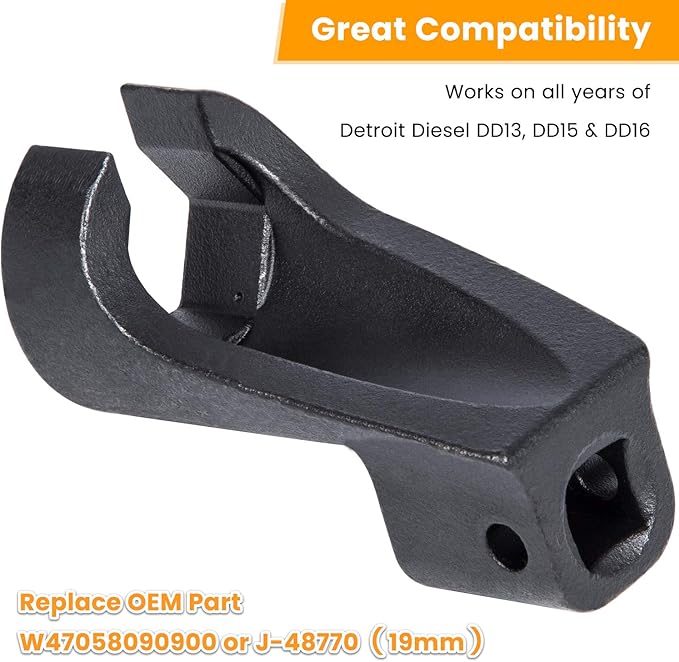 For Detroit Diesel DD15 DD16 Engine Camshaft Timing Tool TDC Locating Pin Brake Adjustment Tool Barring Tool Fuel Line Socket Heavy Duty W47058090900 W470589104000 W470589001500 J 46392 W470589046300
