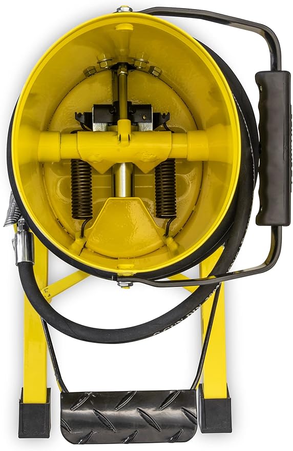 G.Gun Grease Gun - Fast & Easy Greasing. 10,000psi Output. Hands Free Foot Operation & Pressure Relief Valve. Mess & Waste Free, with G.Coupler & 2m Hydraulic Hose. Heavy Duty Industrial Strength