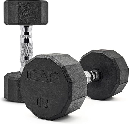 CAP Barbell Coated Dumbbell Weight | Multiple Options Pairs & Sets