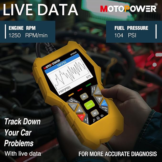 MOTOPOWER MP69040 Car OBD2 Scanner Code Reader Engine Fault Code Reader Scanner CAN Diagnostic Scan Tool for All OBD II Protocol Cars