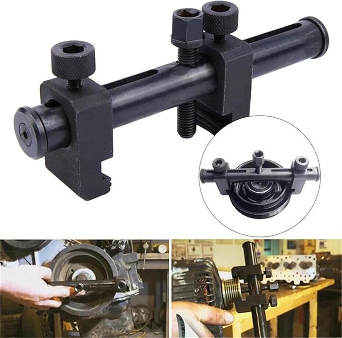 Adjustable Crankshaft Pulley Removal Tool,New Upgraded Crankshaft Pulley Removal Tool,Crankshaft Pulley Removal Tool,Crankshaft Pulley Puller Tool,Engine Pulley Removal Tool