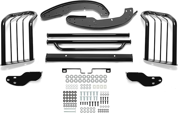 KUAFU Front Grille Guard Compatible with 1996-1998 Toyota 4-Runner 2001-2004 Toyota Tacoma Brush Guard Bumper Protector w/Hardware Steel Powder Coated
