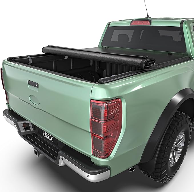 LEDKINGDOMUS Soft Roll-Up Truck Bed Tonneau Cover Fits for Ford Maverick 2022 2023 2024 2025 4'5" (54.4") Bed