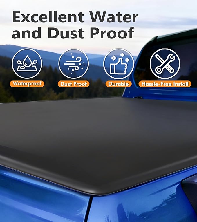 PM Auto Soft Roll Up Bed Cover Replacement for 2015 2024 Ford F-150 5'7" (67") Bed