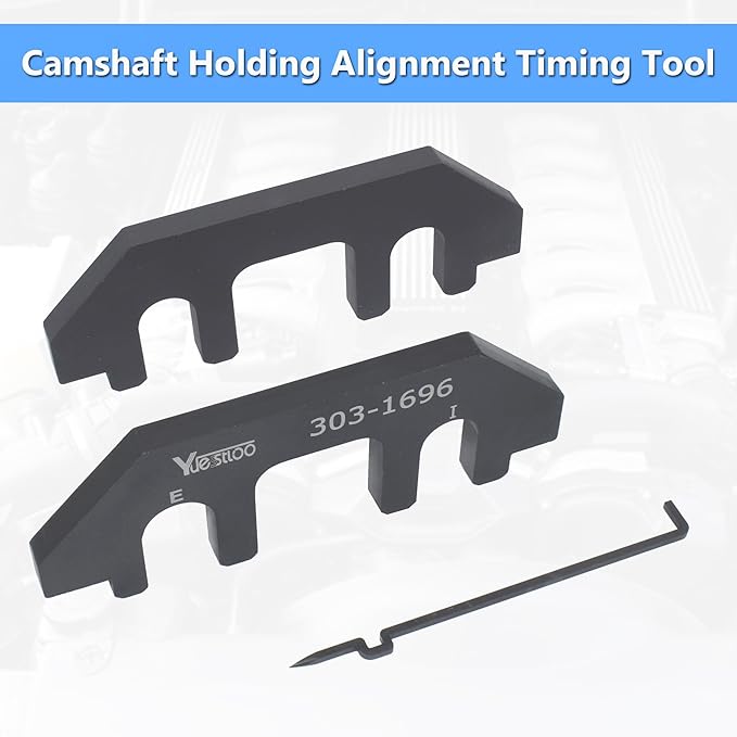 303-1696 Camshaft Holding Alignment Timing Tool, Compatible with Ford Explorer Lincoln Aviator Police Interceptor Utility 3.0L EcoBoost Engine, with Portable Case and Gloves