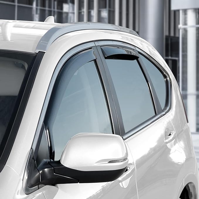 CLIM ART in-Channel Incredibly Durable Rain Guards Compatible with Honda CR-V 2012-2016, Original Window Deflectors, Vent Window Visors, Vent Deflector, 4 pcs. - 612170