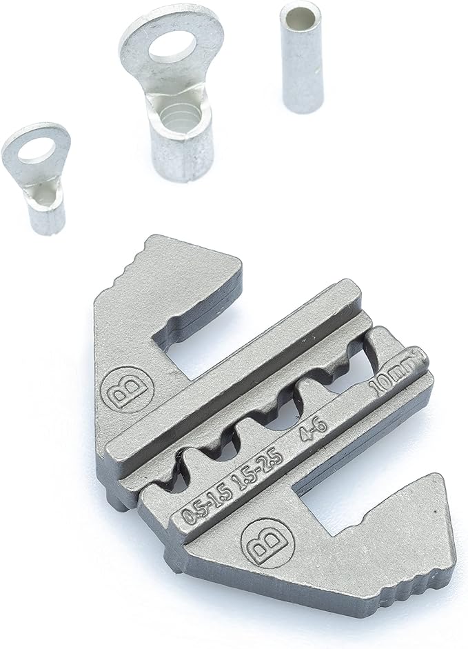 Wirefy Crimping Die for Non-Insulated Terminals 20-10 AWG | Interchangeable Quick-Change Die for Wirefy Crimping Tools | Professional 3D Crimping Accessory