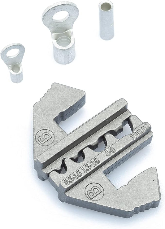 Wirefy Crimping Die for Non-Insulated Terminals 20-10 AWG | Interchangeable Quick-Change Die for Wirefy Crimping Tools | Professional 3D Crimping Accessory