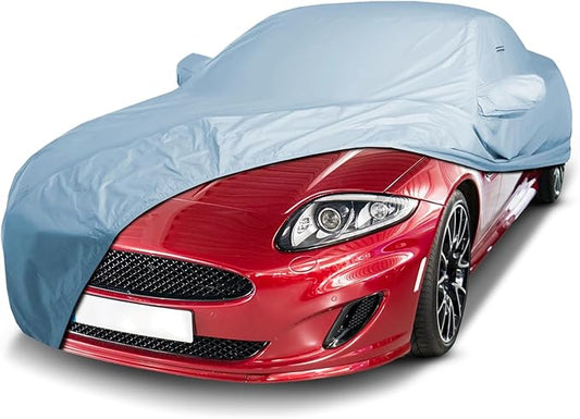 iCarCover Custom Car Cover for Jaguar XK-Series XK8, XKR, XK, Waterproof All-Weather Rain Snow UV Sun Protector Full Exterior Indoor Outdoor Car Cover with Strap (Year Fits 1997-2008)