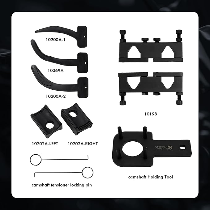 Camshaft Phaser Timing Chain Tool Kit for VW Jeep Chrysler Dodge Engines, 3.6 Pentastar Timing Tool Kit – Replaces OEM 10200A, 10202, 10369, 10198A, 2025200090