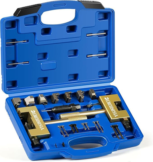 Engine Timing Chain Removal Installer Tool Kit Compatible with Mercedes Benz M271 M272 M273 M274 M276, Camshaft Riveting Tool