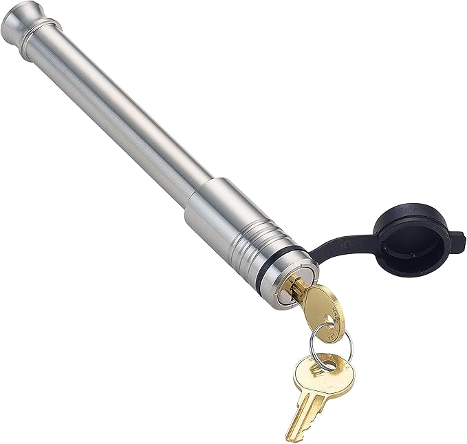 61075 | Hitch Lock for B&W 2" & 2.5" Tow and Stow 10K LB & 18K LB - Fits Adjustable Ball Mount Only - Does NOT FIT Vehicle Receiver