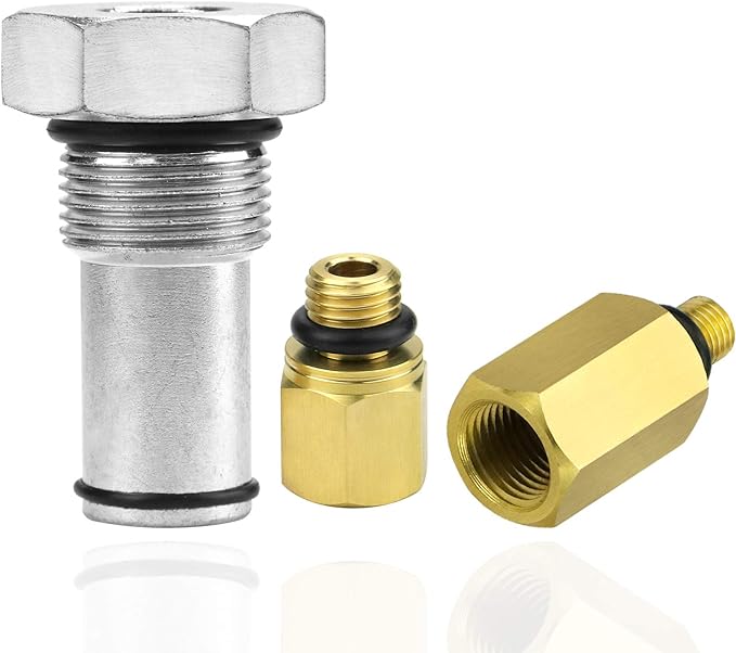 Oil Rail Adapters Leak Test Kit & IPR Valve Air Test Fitting Tool High Pressure Oil Pump Compatible with Ford 6.0L Powerstroke Diesel Engine (Fuel Rail)