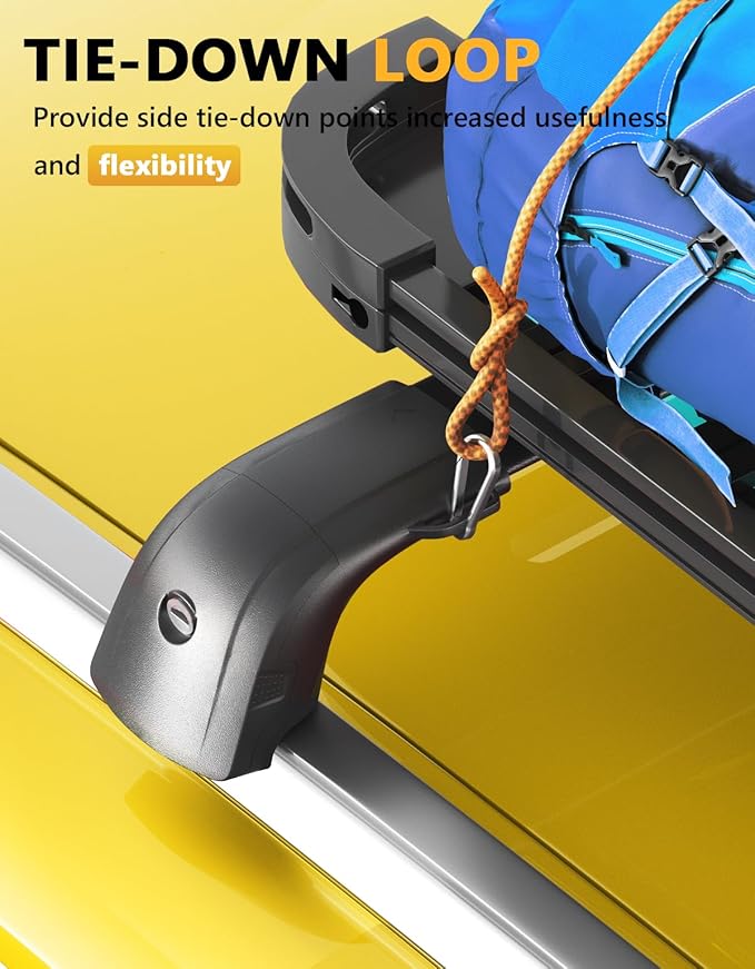 Tuyoung Roof Rack Cross Bars Compatible with Hyundai Tucson 2016-2026 SE/SEL/N Line/Limited, 220lbs Lockable Heavy Duty Anti-Theft Aluminum Roof Rails Crossbars Cargo Carrier Bag Black Bike