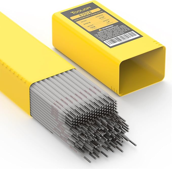 TOOLIOM E7018 Low Hydrogen Welding Rod 3/32" 10LB Carbon Steel Stick Electrodes
