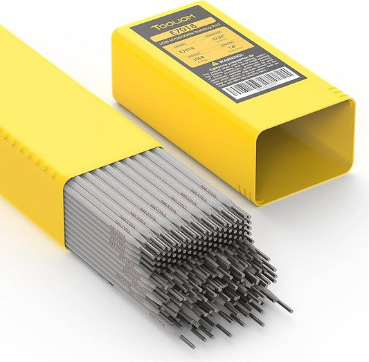 TOOLIOM E7018 Low Hydrogen Welding Rod 3/32" 10LB Carbon Steel Stick Electrodes