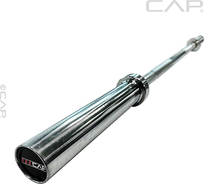 CAP Barbell 2-Inch Olympic Barbell Bars | 5 ft, 6 ft, & 7 ft | Multiple Options