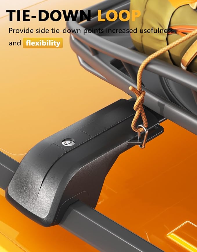 Tuyoung 330lbs Lockable Roof Rack Cross Bars Compatible with Subaru Crosstrek Wilderness 2024 2025 2026 with Side Rails,All Aluminum Heavy Duty Roof Crossbars Rooftop Luggage Racks Carrier Accessories