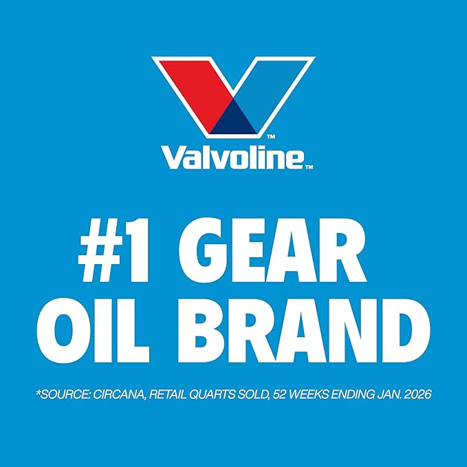 Valvoline Flexfill SAE 75W-90 Full Synthetic Gear Oil 1 QT, Case of 4