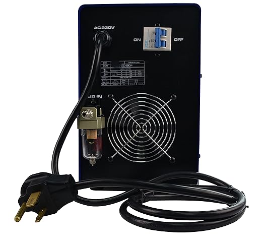 LOTOS LTP7000 70Amp Non-Touch Pilot Arc Plasma Cutter, Brown, 7/8" Inch Clean Cut