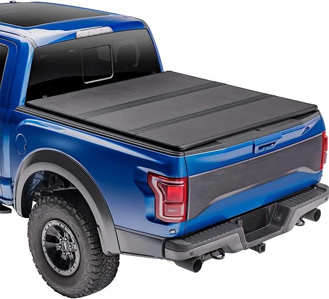 5'6" Hard Fiberglass Tri-Fold Truck Bed Tonneau Cover | 6899012 | Fits for 2015-2025 F150
