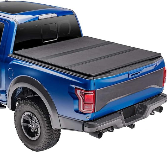 5'6" Hard Fiberglass Tri-Fold Truck Bed Tonneau Cover | 6899012 | Fits for 2015-2025 F150