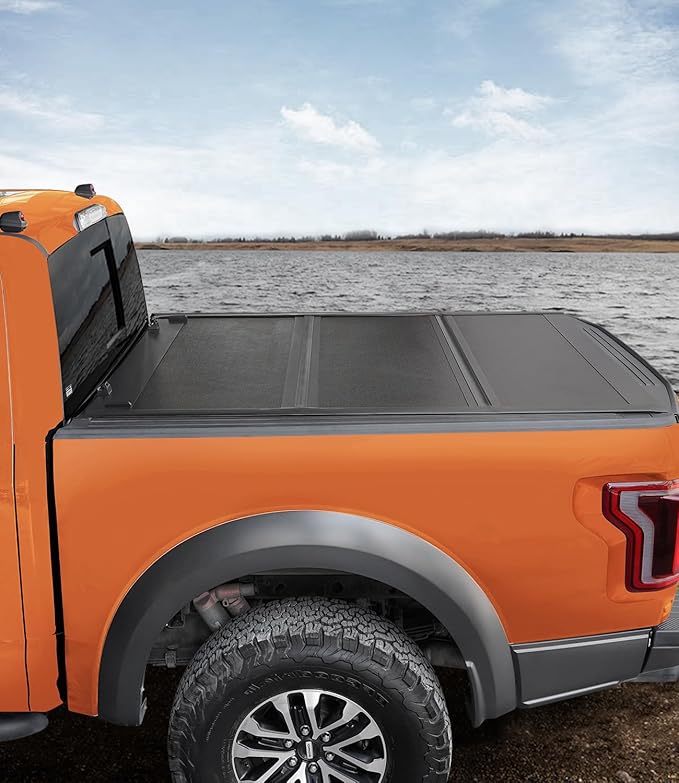 TIPTOP Low Profile Hard Folding Truck Bed Tonneau Cover Fits 2019-2025 Chevy Silverado/GMC Sierra 1500 with 6.6ft (79.4in) |TLX3|