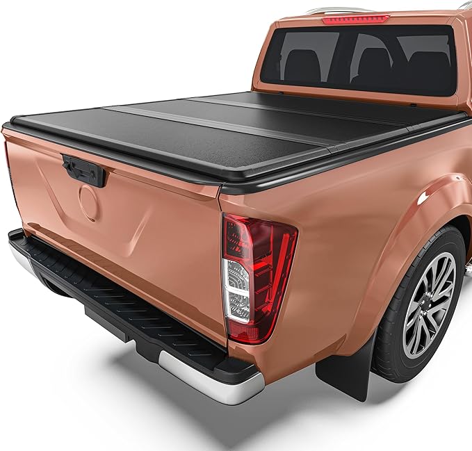LEDKINGDOMUS Hard Tri-fold Truck Bed Tonneau Cover Fit for Nissan Frontier 2005-2026 5ft Bed (NOT for México)