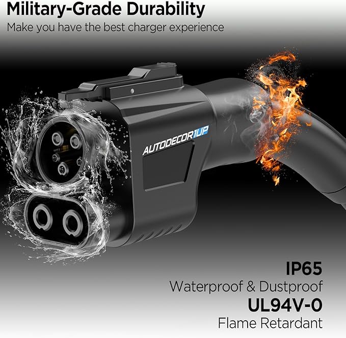 Nacs to CCS1 Adapter, 500A/1000V Tesla Charger Adapter, DC Adapter Fit for Ford, Rivian, GM, Volvo, Polestar, Nissan, Mercedes-Benz, Hyundai, Lucid, Kia, Genesis, and Honda Prologue EVs