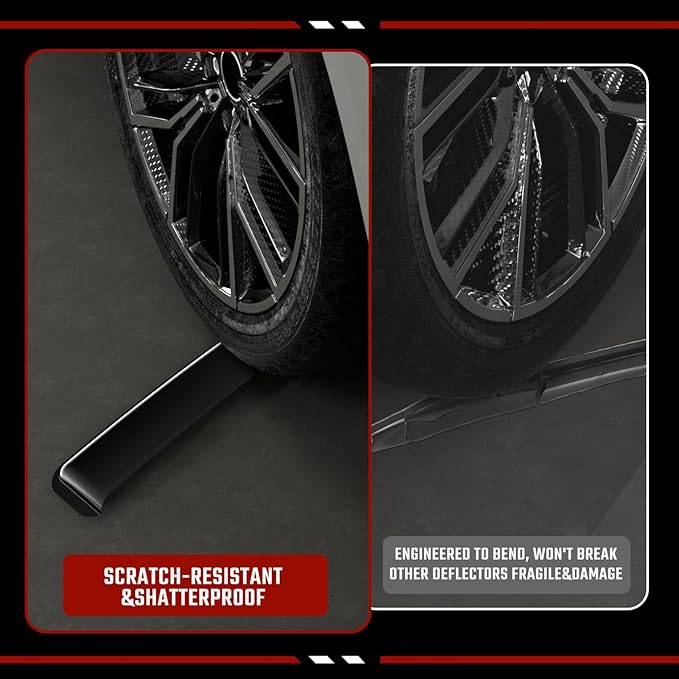 in-Channel Rain Guards Fit for RAM 1500 Crew Cab 2019 2020 2021 2022 2023 2024, Extra Durable Side Window Deflectors, Wind Deflectors 2024 RAM 1500 Rain Guard Black 4 PCS