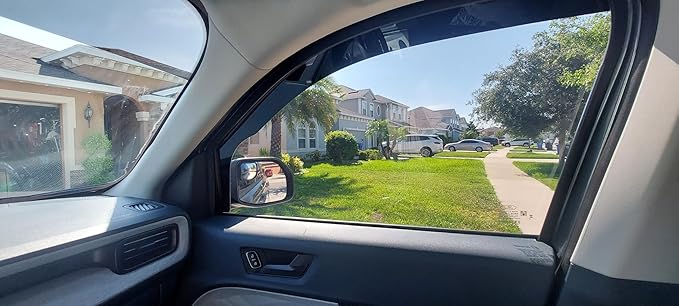 Rainproof Side Window Wind Deflectors for Nissan Titan 2004-2014 Extended CAB ONLY, in-Channel Sun Rain Guard Sets,Nice Window Visors Vent Deflector for Titan 04-14 Extended CAB W192823