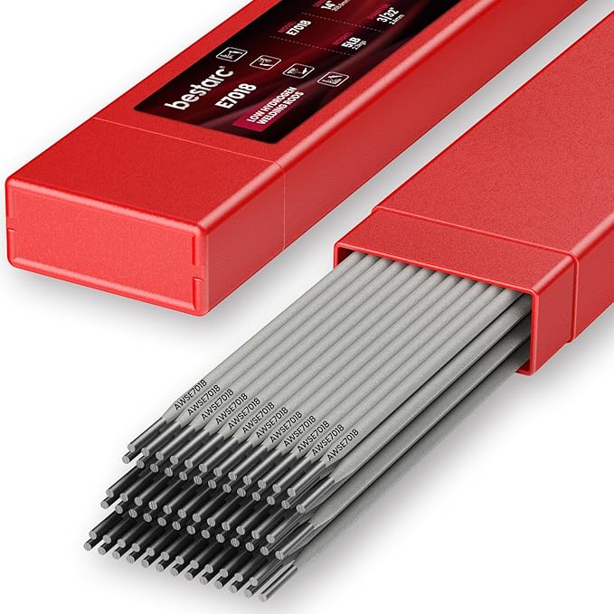 bestarc E7018 Welding Rod 3/32" 5LB, Low Hydrogen Carbon Steel Stick Welding Rods for ARC Welding Equipment, Welding Sticks Electrodes for All Position Welds