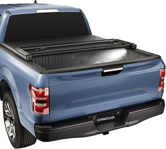 Soft Tri-Fold Truck Bed Tonneau Cover Replacement for 2015-2024 Chevy Colorado/GMC Canyon 5.2FT Bed Fleetside