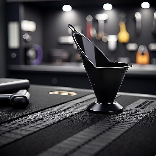 1Pc Black Multi-Function Auto Engine Oil Petrol Change Funnel Long Stem Plastic Funnel for Car Motorcycle ATV Boat, Oil System Tools, Multi-Function Circular, Large:28cm (11.02in)