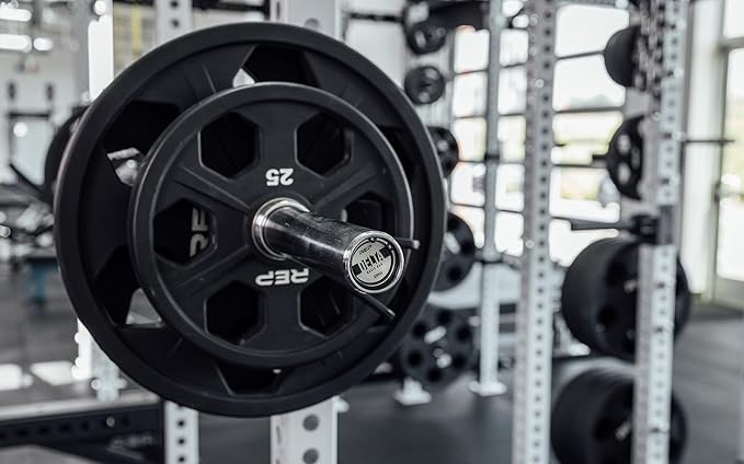 Rep Fitness Barbells- Choose between the Teton Training Barbell (15 or 20KG), Delta Mixed-Use Bar (20KG), Badlands Powerlifting Barbell (20KG)