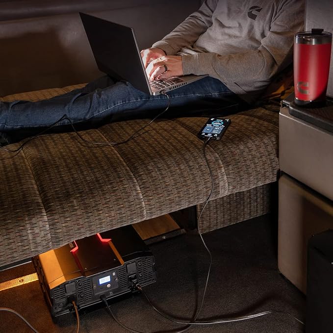 Cummins 5000 Watts Inverter Modified Sine Wave Truck Inverter 12 Volts to 110 Volts Four AC Outlets Two USB Ports (Plus Cable Kit)- CMN5000W - Inverters for Vehicles, Van Life, Camping