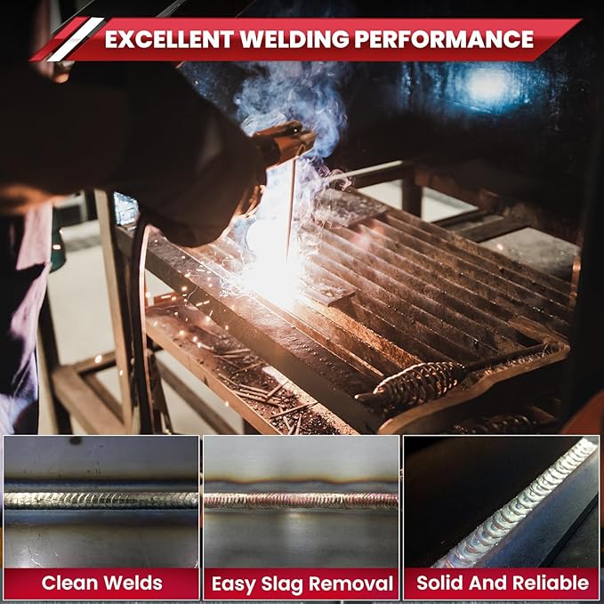 bestarc E7018 Welding Rod 3/32" 5LB, Low Hydrogen Carbon Steel Stick Welding Rods for ARC Welding Equipment, Welding Sticks Electrodes for All Position Welds