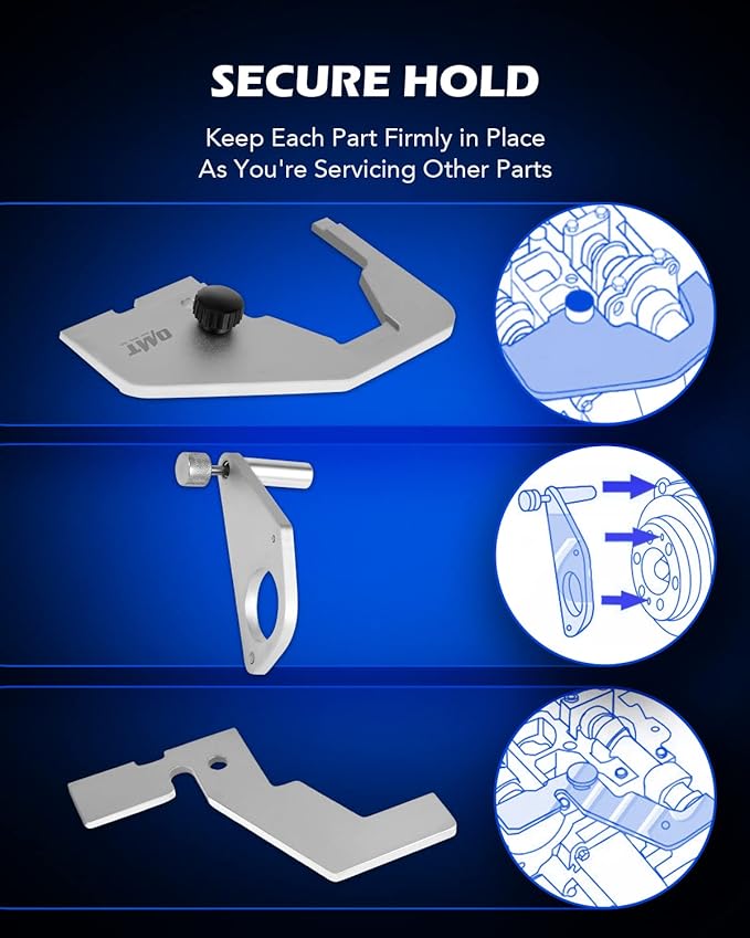 Orion Motor Tech Engine Camshaft Timing Locking Tool Set, Compatible with Jaguar Land Rover Evoque Ford Focus 2.0 EcoBoost, 303-748 Engine Timing Tool Cam Timing Locking Tool Kit
