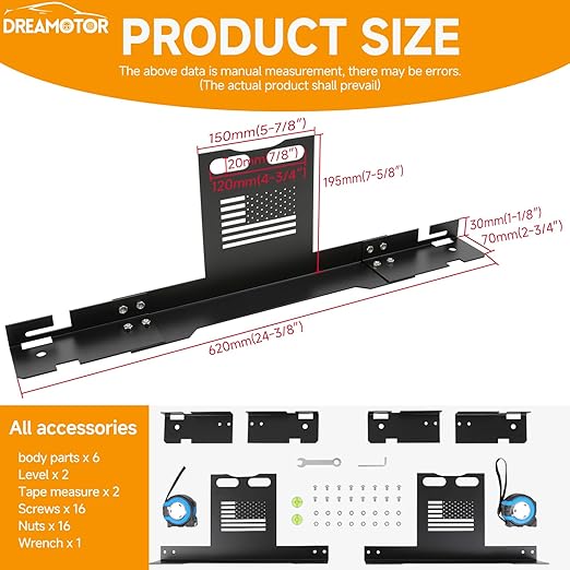 Wheel Alignment Tool, 2PCS Alignment Tools Automotive, at Home Wheel Alignment Kit, Car Alignment Tool Kit, No Caliper Removal Needed, Front End Alignment Tool for Most Cars, Trucks and SUV