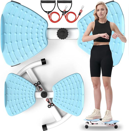 Waist Twister Ab Machine with 300 lbs Weight Capacity Anti-slip twist board Noiseless Home Gym Exercise Equipment for Women Men