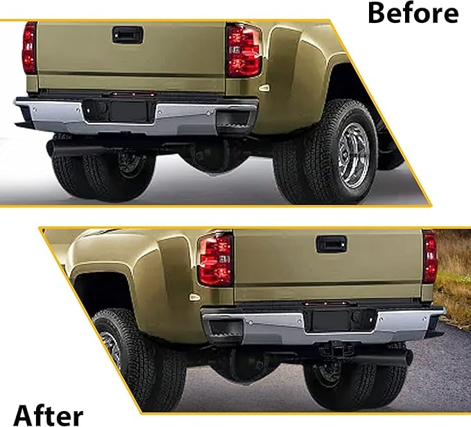 ECOTRIC Class 5 Trailer Tow Hitch W/2-Inch Receiver Compatible with Chevrolet Silverado GMC Sierra 2500HD 3500HD 2001-2010 Replacement for 41944