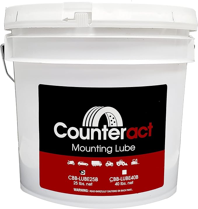 Counteract Premium Tire Mounting Lube for All Tire/Wheel Applications (25lb) CBB-LUBE25B