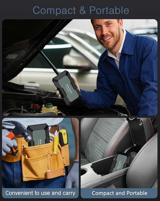 Upgraded 42 in 1 Magnetic Screwdriver Set, Ankilo DIY Ratchet Screwdriver Set, Multi Bit Magnetic Drive with 40 PCS Portable Repair Tool Kit for Home, Bike, Repairs - for Christmas Gifts (Grey)